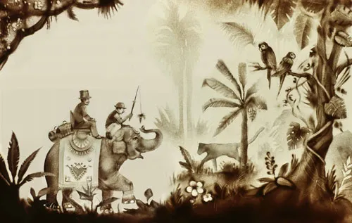 Queen of Sand Drawing 1