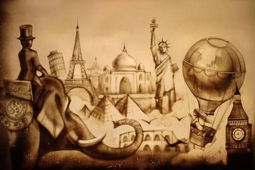 Queen of Sand Drawing 4